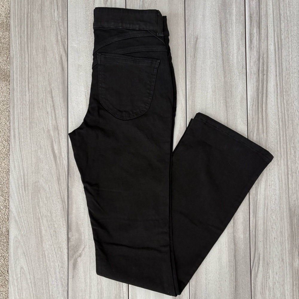 Wit & Wisdom Black Bootcut Jeans 4 Tall Long 32.5 Inseam Mexico No Fade Pristine